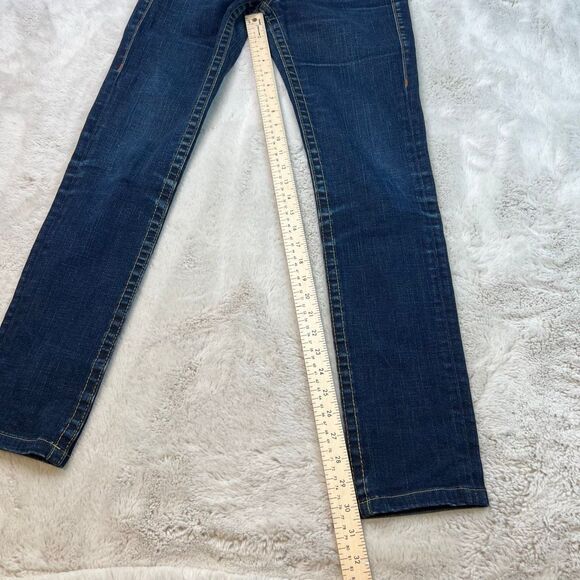 True Religion Womens 26x30 Julie Skinny Jeans Denim Stretch Made in USA Low Rise - Picture 7 of 10